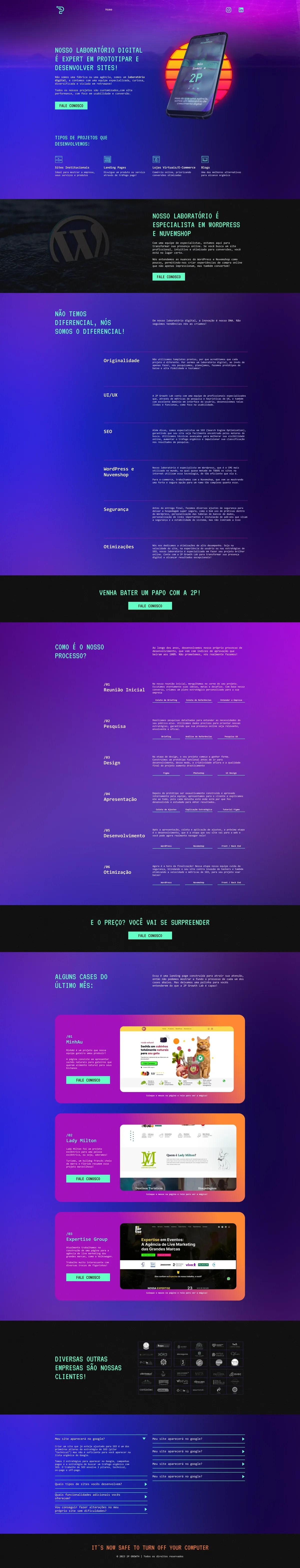 Landing Page Vendas 2P